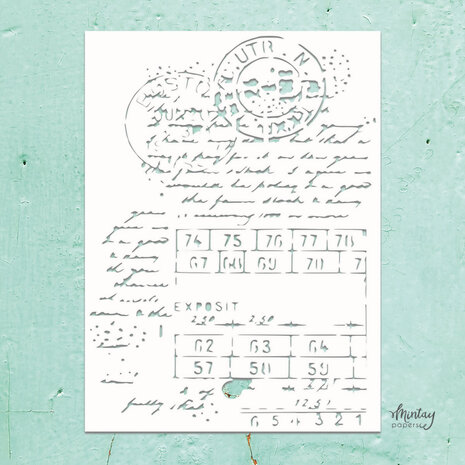 Mintay Kreativa Stencil 6x8 Inch Mixed 1 (MTK-STEN-50)