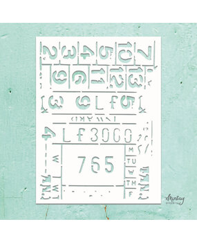 Mintay Kreativa Stencil 6x8 Inch Mixed 3 (MTK-STEN-52) Mintay Kreativa Stencil 6x8 Inch Mixed 3 (MTK-STEN-52)