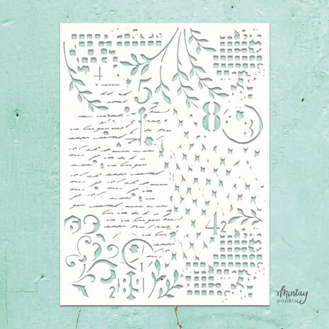 Mintay Kreativa Stencil 6x8 Inch Mixed 4 (MTK-STEN-53) Mintay Kreativa Stencil 6x8 Inch Mixed 4 (MTK-STEN-53)