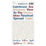 Mintay Lighthouse 6x12 Inch Paper Stickers Words (MT-LIT-13)