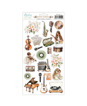 Mintay Music Garden 6x12 Inch Paper Stickers Elements (MT-MUS-12)