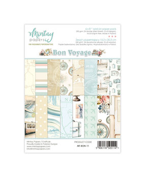 Mintay Bon Voyage 6x8 Inch AddOn Paper Pad (MT-BON-11) Mintay Bon Voyage 6x8 Inch AddOn Paper Pad (MT-BON-11)