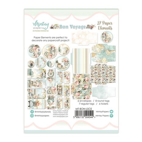 Mintay Bon Voyage Paper Elements (MT-BON-LSCE)