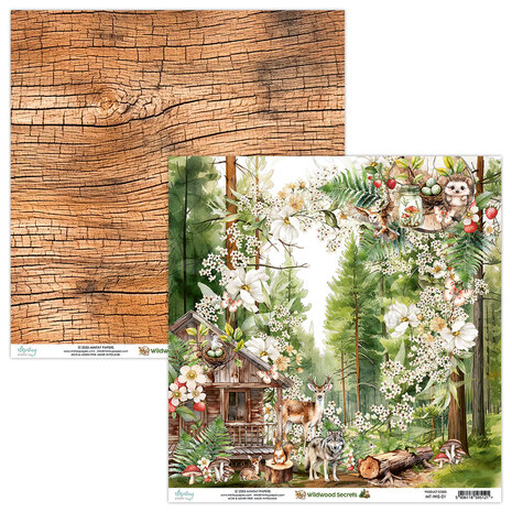 Mintay Wildwood Secrets 8x8 Inch Paper Pad (MT-WIS-08) Mintay Wildwood Secrets 8x8 Inch Paper Pad (MT-WIS-08)