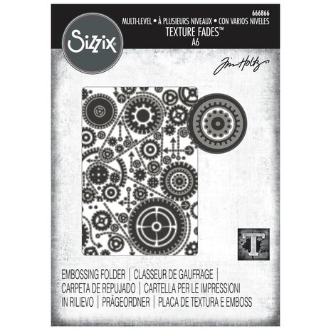 Sizzix Multi-Level Textured Impressions Vault Gears (666866) Sizzix Multi-Level Textured Impressions Vault Gears (666866)