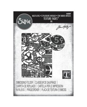 Sizzix Multi-Level Textured Impressions Vault Airmail (666869) Sizzix Multi-Level Textured Impressions Vault Airmail (666869)