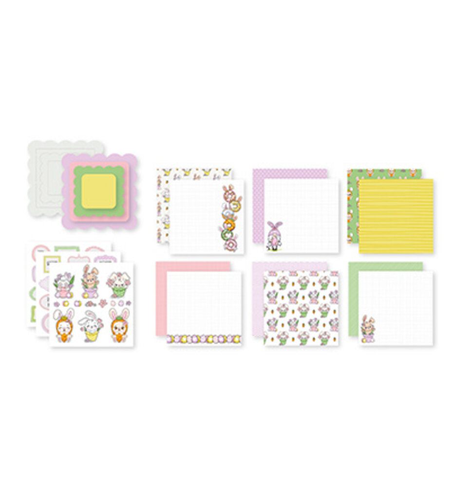Dutch Doobadoo Crafty Kit 8x8 Inch Happy Easter (473.005.076) Dutch Doobadoo Crafty Kit 8x8 Inch Happy Easter (473.005.076)
