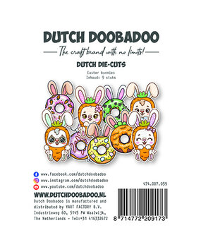 Dutch Doobadoo Dutch Die-Cuts Easter Bunnies (474.007.059) Dutch Doobadoo Dutch Die-Cuts Easter Bunnies (474.007.059)