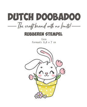 Dutch Doobadoo Rubber Stamp Coco (497.004.032) Dutch Doobadoo Rubber Stamp Coco (497.004.032)