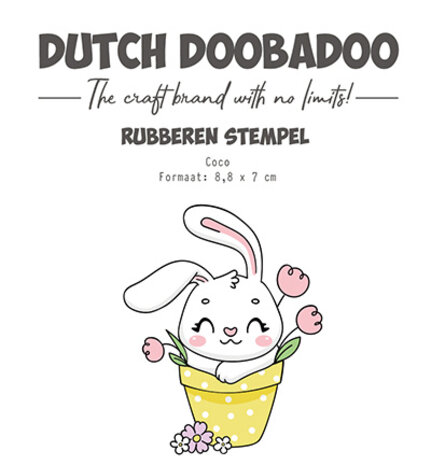 Dutch Doobadoo Rubber Stamp Coco (497.004.032) Dutch Doobadoo Rubber Stamp Coco (497.004.032)