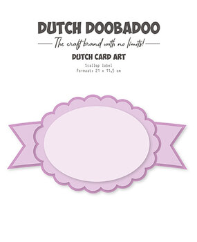 Dutch Doobadoo Dutch Card Art Scallop Label (470.784.368) Dutch Doobadoo Dutch Card Art Scallop Label (470.784.368)