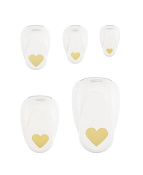 Vaessen Creative Figuurpons Set Hartjes (5pcs) (2137-129) Vaessen Creative Figuurpons Set Hartjes (5pcs) (2137-129)