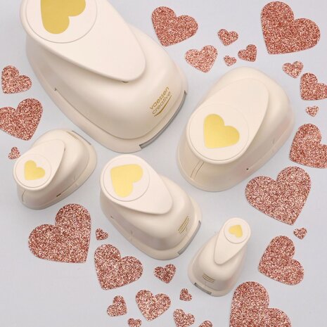 Vaessen Creative Figuurpons Set Hartjes (5pcs) (2137-129) Vaessen Creative Figuurpons Set Hartjes (5pcs) (2137-129)