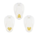 Vaessen Creative Figuurpons Set Beer Hart Vlinder (3pcs) (2137-128)