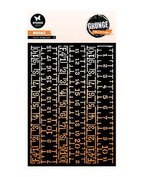 Studio Light Grunge Rulers Background Masking Stencil (SL-GR-MASK335) Studio Light Grunge Rulers Background Masking Stencil (SL-GR-MASK335)