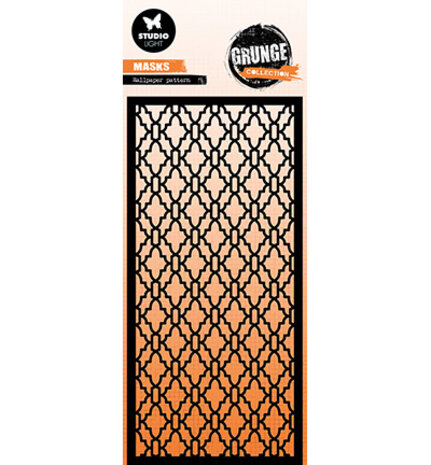 Studio Light Grunge Wallpaper Pattern Masking Stencil (SL-GR-MASK336)
