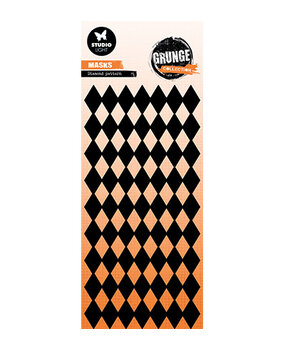 Studio Light Grunge Diamond Pattern Masking Stencil (SL-GR-MASK337) Studio Light Grunge Diamond Pattern Masking Stencil (SL-GR-MASK337)