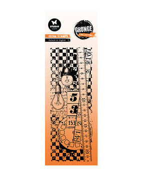 Studio Light Grunge Slimline Clear Stamps Rulers & Lights (SL-GR-STAMP822) Studio Light Grunge Slimline Clear Stamps Rulers & Lights (SL-GR-STAMP822)