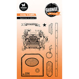 Studio Light Grunge Clear Stamps Typewriter & Labels (SL-GR-STAMP826)