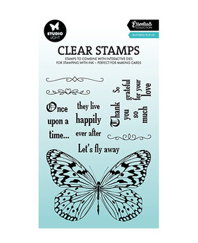 Studio Light Essentials Clear Stamps Butterfly Pop-up (SL-ES-STAMP803) Studio Light Essentials Clear Stamps Butterfly Pop-up (SL-ES-STAMP803)