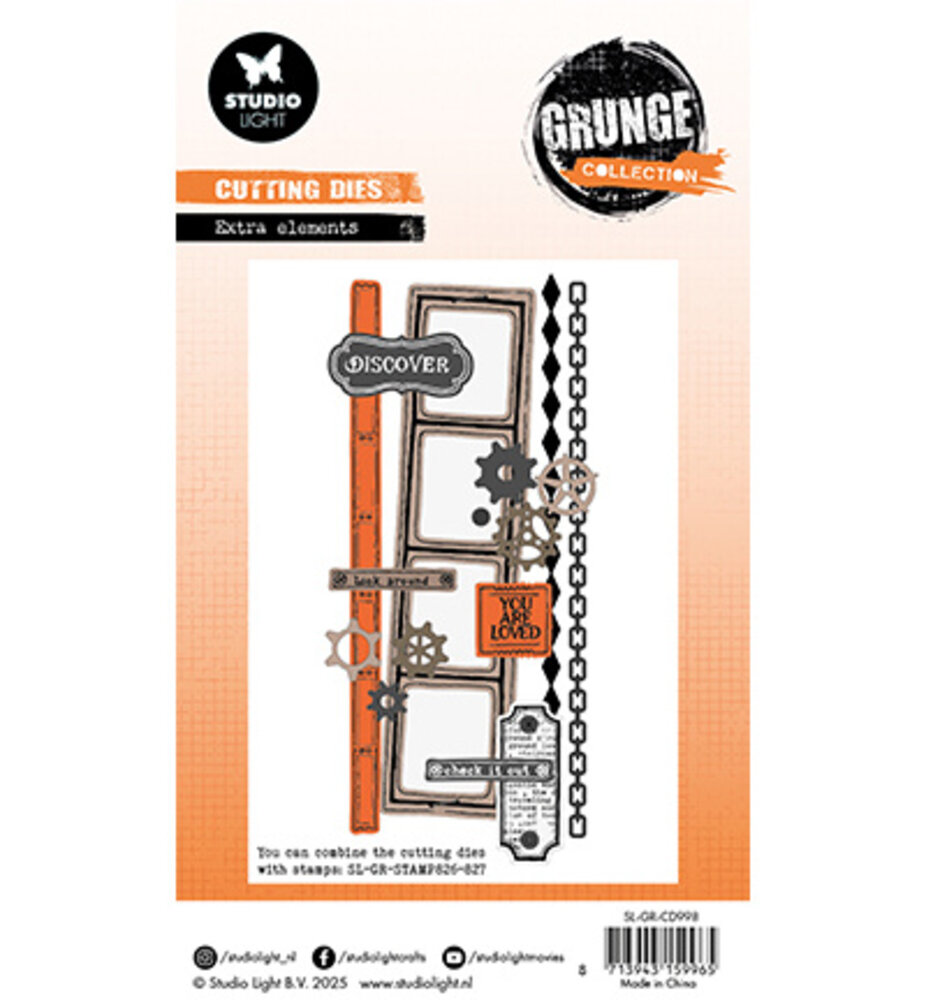 Studio Light Grunge Snijmal Extra Elements (SL-GR-CD998)
