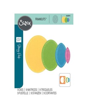 Sizzix Stacey Park Framelits Die Set Clare Classic Ovals (666845) Sizzix Stacey Park Framelits Die Set Clare Classic Ovals (666845)