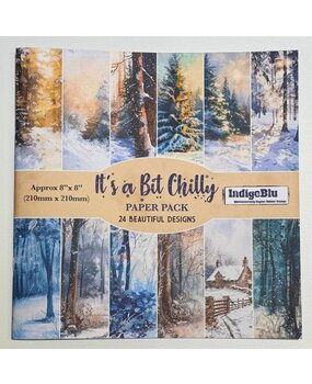 IndigoBlu It's a Bit Chilly 8x8 Inch Paper Book (IND1315)