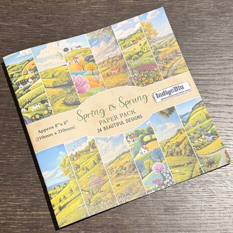 IndigoBlu Spring is Sprung 8x8 Inch Paper Book (IND1401) IndigoBlu Spring is Sprung 8x8 Inch Paper Book (IND1401)