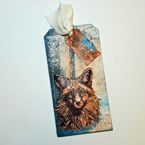 IndigoBlu Freddy Fox A6 Rubber Stamp (IND1383)