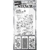 Stampers Anonymous Curations Collection Tim Holtz Mini Layering Stencil Set 25 (THMST025)