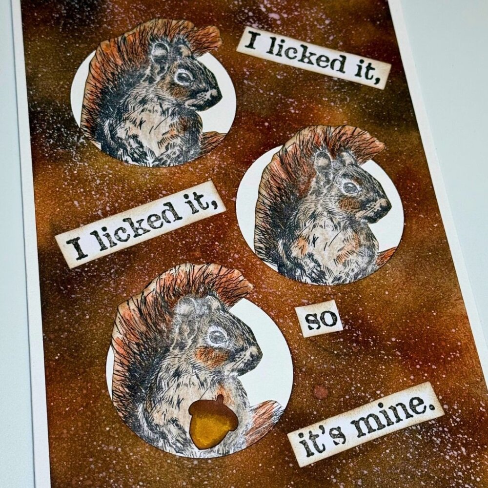 IndigoBlu Mr Nuts Solo Rubber Stamp (IND1384) IndigoBlu Mr Nuts Solo Rubber Stamp (IND1384)