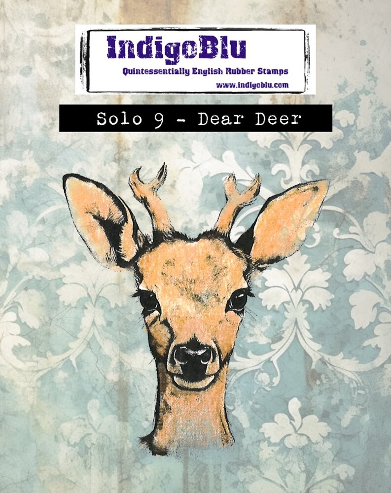 IndigoBlu Dear Deer Solo Rubber Stamp (IND1394)