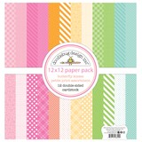 Doodlebug Design Inc. Butterfly Kisses 12x12 Inch Petite Prints Paper Pack (8822)