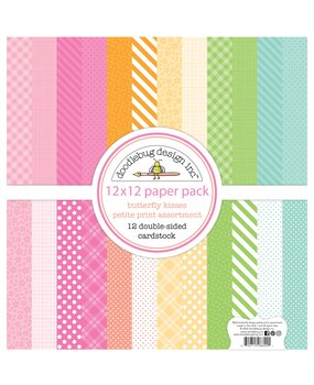 Doodlebug Design Inc. Butterfly Kisses 12x12 Inch Petite Prints Paper Pack (8822) Doodlebug Design Inc. Butterfly Kisses 12x12 Inch Petite Prints Paper Pack (8822)