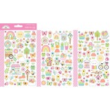Doodlebug Design Inc. Butterfly Kisses Mini Icons Stickers (8786)
