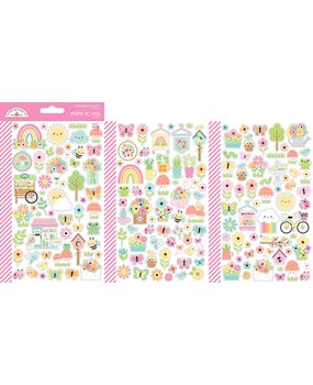 Doodlebug Design Inc. Butterfly Kisses Mini Icons Stickers (8786) Doodlebug Design Inc. Butterfly Kisses Mini Icons Stickers (8786)