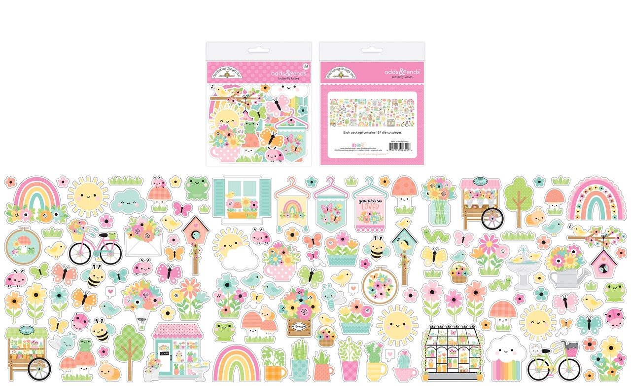 Doodlebug Design Inc. Butterfly Kisses Odds & Ends (8801) Doodlebug Design Inc. Butterfly Kisses Odds & Ends (8801)