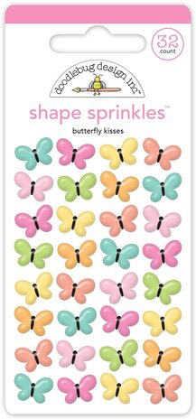 Doodlebug Design Inc. Butterfly Kisses Shape Sprinkles (8772) Doodlebug Design Inc. Butterfly Kisses Shape Sprinkles (8772)