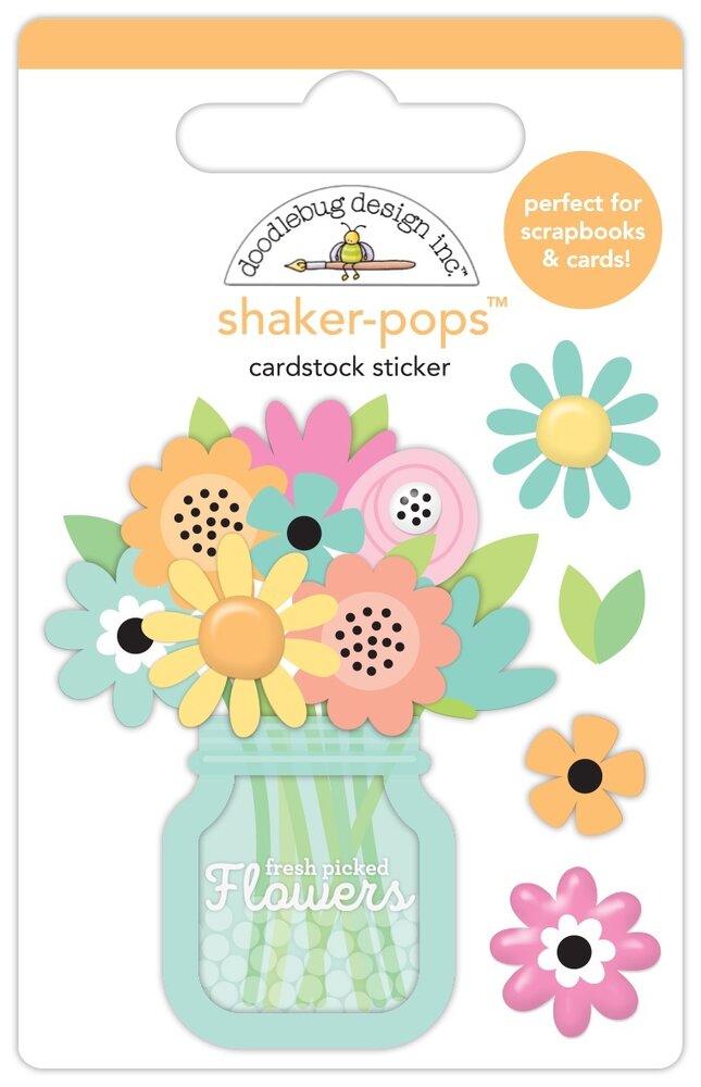 Doodlebug Design Inc. Butterfly Kisses Spring Bouquet Shaker-Pops (8779) Doodlebug Design Inc. Butterfly Kisses Spring Bouquet Shaker-Pops (8779)