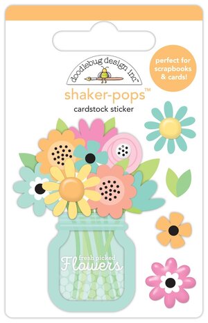 Doodlebug Design Inc. Butterfly Kisses Spring Bouquet Shaker-Pops (8779) Doodlebug Design Inc. Butterfly Kisses Spring Bouquet Shaker-Pops (8779)