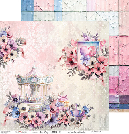 Craft O'Clock It's My Party 12x12 Inch Paper Set (CC-C75-IMP-00) Craft O'Clock It's My Party 12x12 Inch Paper Set (CC-C75-IMP-00)