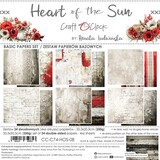 Craft O'Clock Heart of the Sun 8x8 Inch Basic Papers Set (CC-C74-HOS-08)
