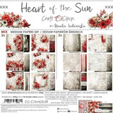 Craft O'Clock Heart of the Sun 8x8 Inch Medium Papers Set (CC-C74-HOS-09)