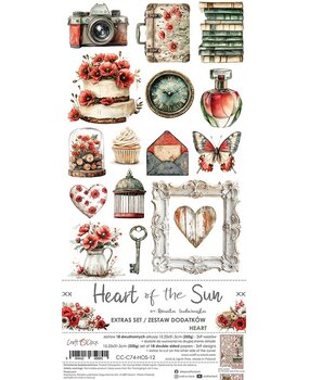 Craft O'Clock Heart of the Sun Extras Set Heart (CC-C74-HOS-12) Craft O'Clock Heart of the Sun Extras Set Heart (CC-C74-HOS-12)