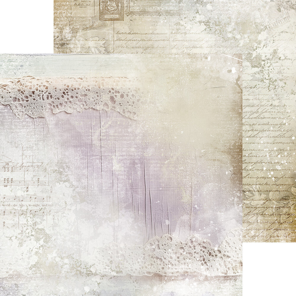 Craft O'Clock Heritage Whispers 8x8 Inch Basic Papers Set (CC-F39-HWS-08)