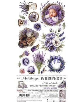 Craft O'Clock Heritage Whispers Extras Set Flowers (CC-F39-HWS-11) Craft O'Clock Heritage Whispers Extras Set Flowers (CC-F39-HWS-11)