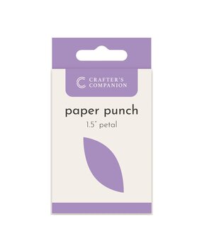 Crafter's Companion Paper Punch Petal 1.5 Inch (CC-PUNCH-PET1.5) Crafter's Companion Paper Punch Petal 1.5 Inch (CC-PUNCH-PET1.5)