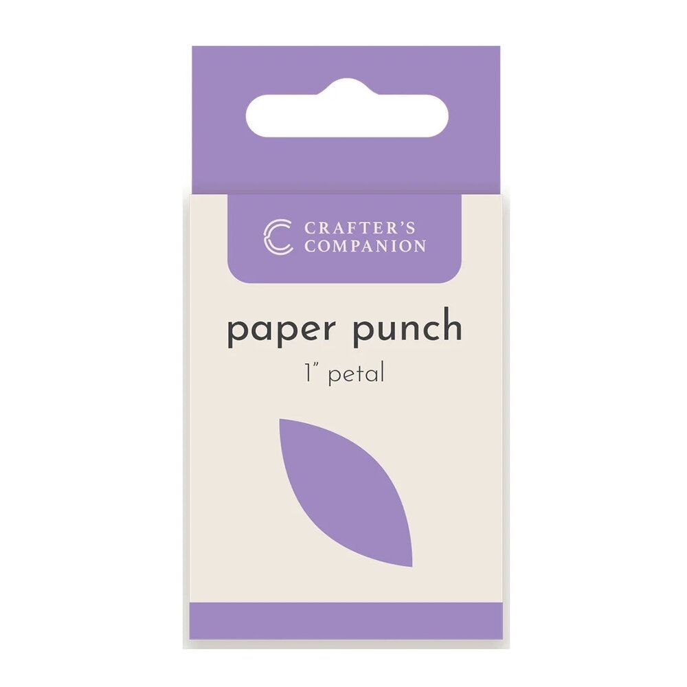 Crafter's Companion Paper Punch Petal 1 Inch (CC-PUNCH-PET1)