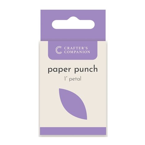 Crafter's Companion Paper Punch Petal 1 Inch (CC-PUNCH-PET1)