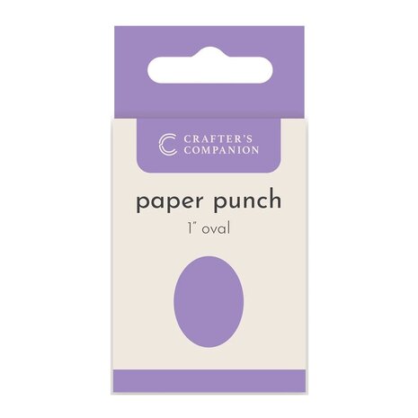 Crafter's Companion Paper Punch Oval 1 Inch (CC-PUNCH-OVA1)
